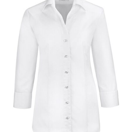 Naiste pluus, 3/4 varrukatega, valge