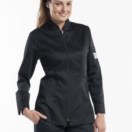 Naiste kokajakk LADY MONZA, must, pikk varrukas