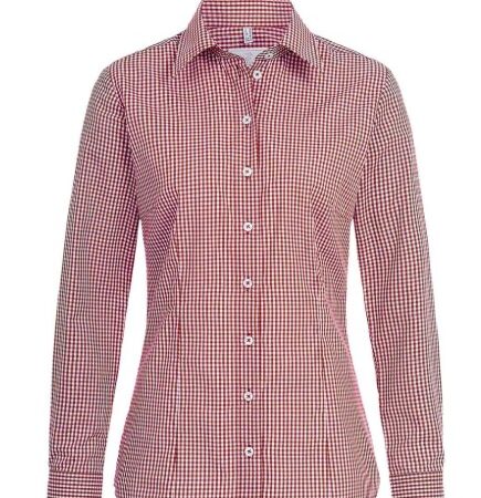 Punane ruuduline naiste pluus