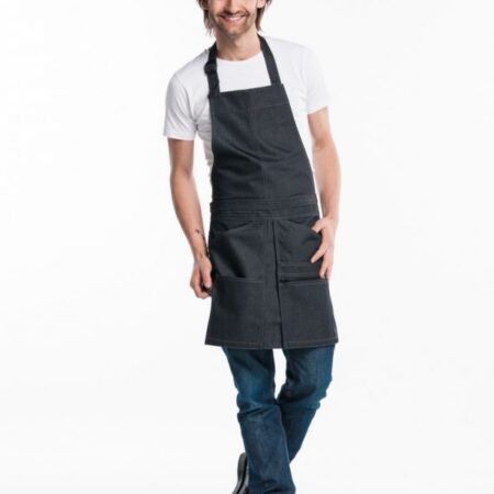 Klapiga põll 80x75cm 4 taskut, Black Denim