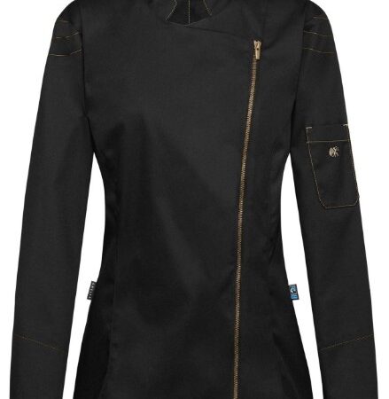 Naiste kokajakk, must, kuldse lukuga