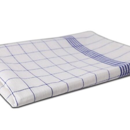 Köögirätik 50x70cm valge/sinine