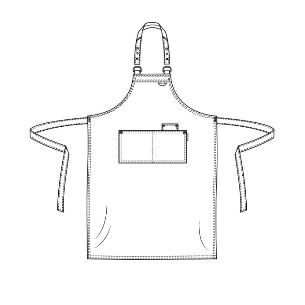 Klapiga põll FORENE BLUE DENIM W70-L90