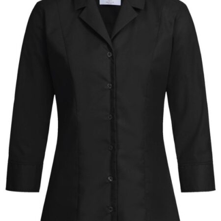 Naiste pluus, 3/4 varrukas, must