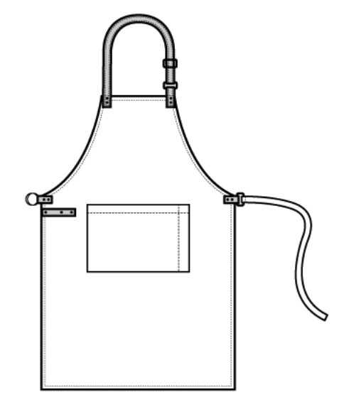Klapiga põll Oxford 72x86cm, burgundia