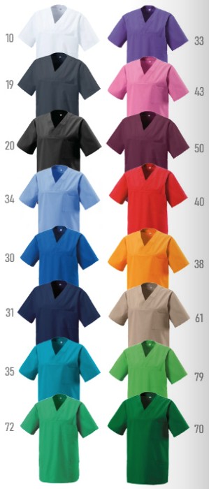 Unisex meditsiini tuunika Scrub, lilla