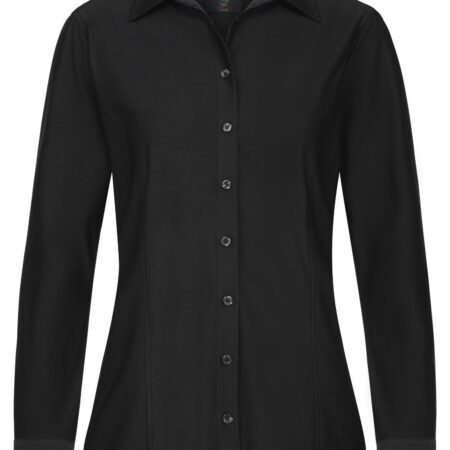 Naiste Jersey pluus RF, must